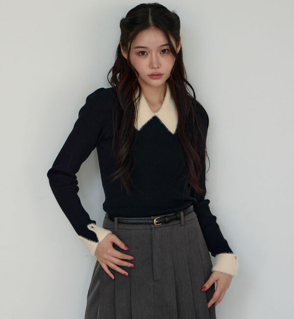 archives「フェザーカラークラシカルリブニット／」|ニット・セーター|