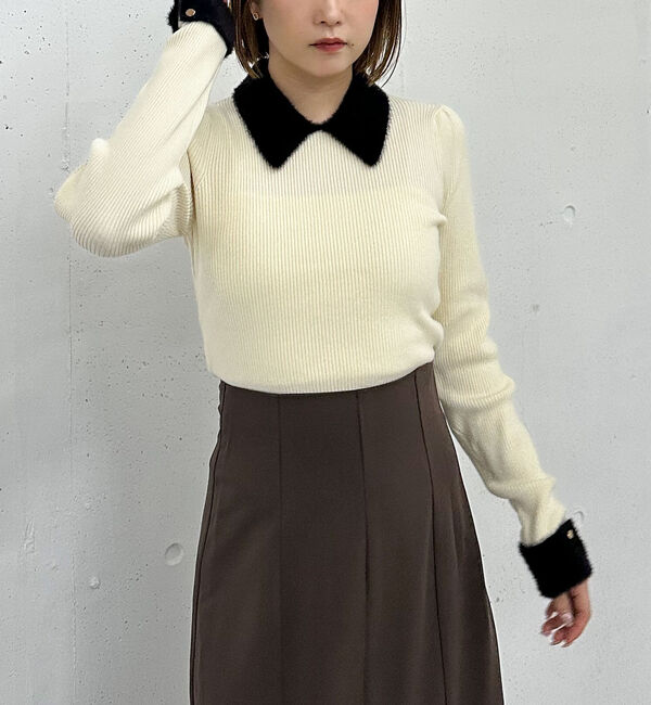 archives「フェザーカラークラシカルリブニット／」|ニット・セーター|