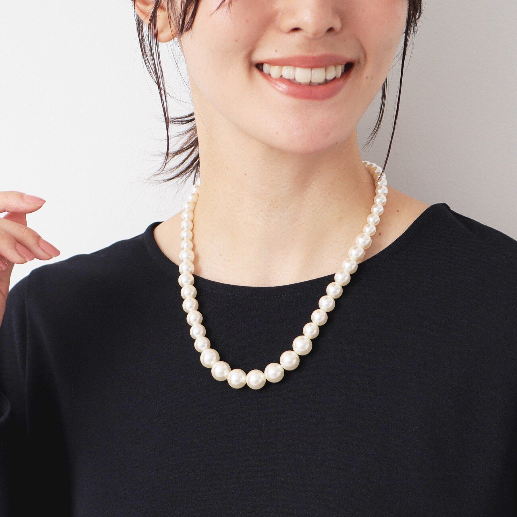 Dessin「【入卒／セレモニー】7WAYパール調ネックレス」|ネックレス|