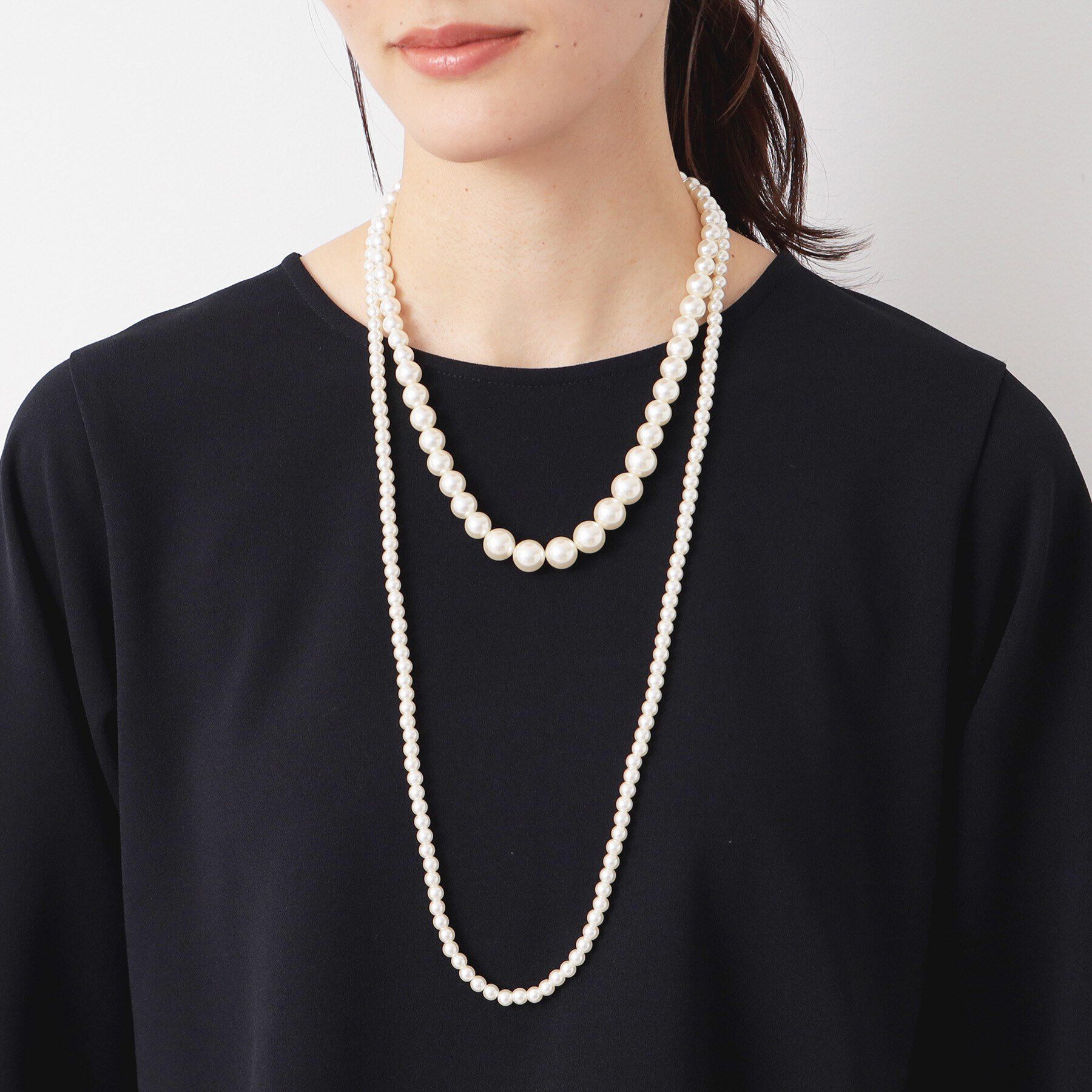 Dessin「【入卒／セレモニー】7WAYパール調ネックレス」|ネックレス|