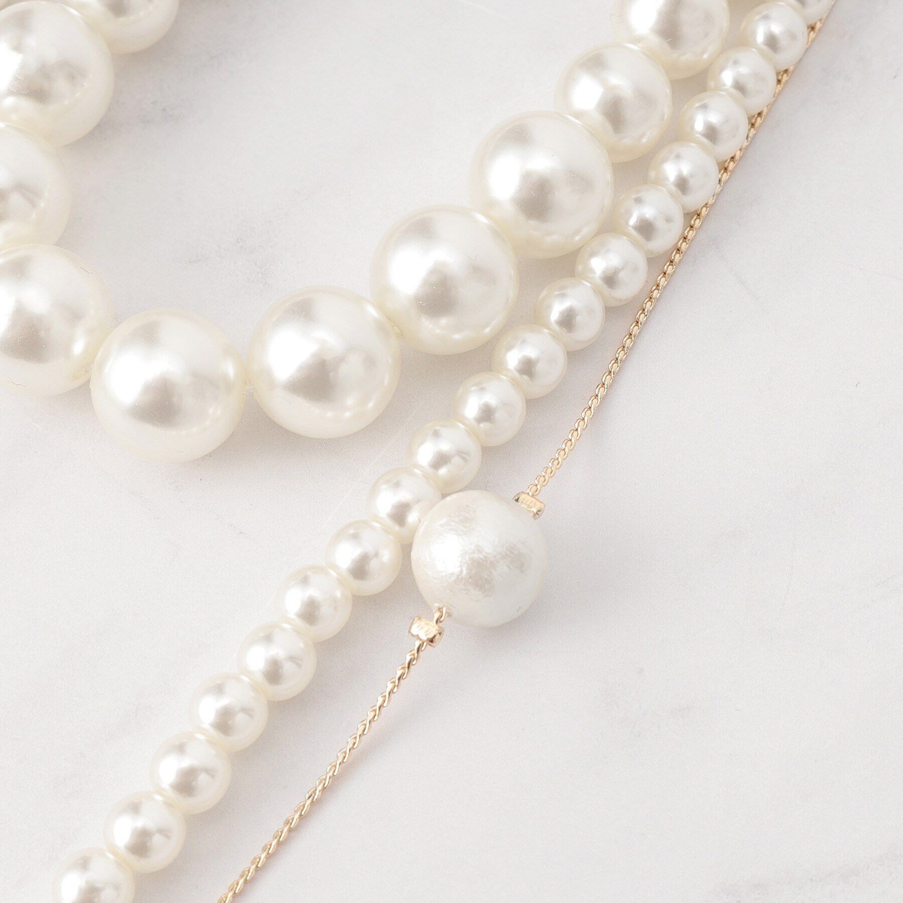 Dessin「【入卒／セレモニー】7WAYパール調ネックレス」|ネックレス|