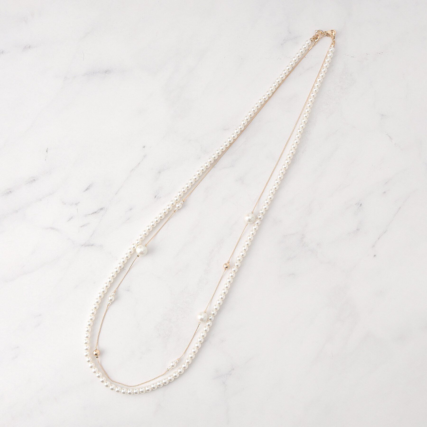 Dessin「【入卒／セレモニー】7WAYパール調ネックレス」|ネックレス|