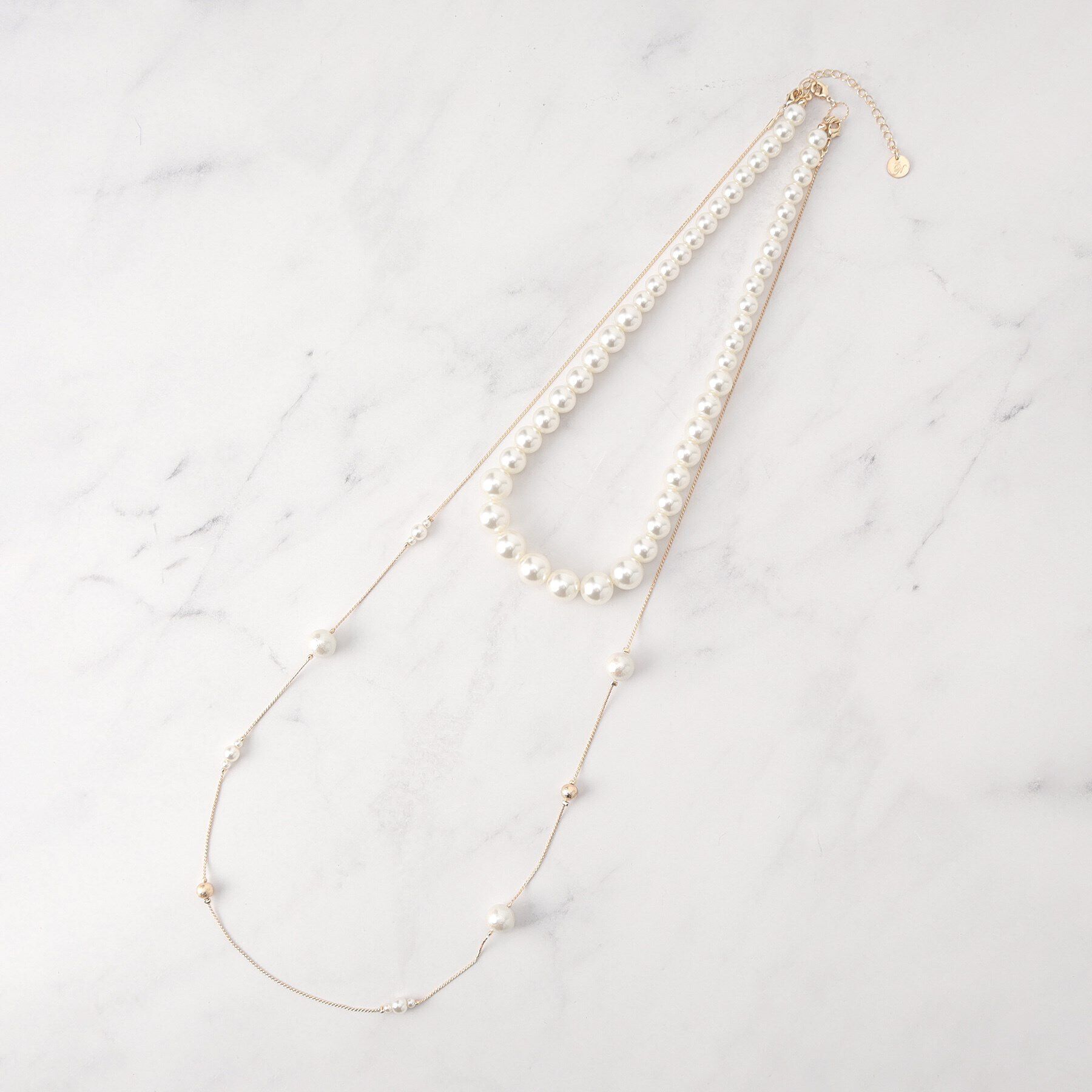 Dessin「【入卒／セレモニー】7WAYパール調ネックレス」|ネックレス|