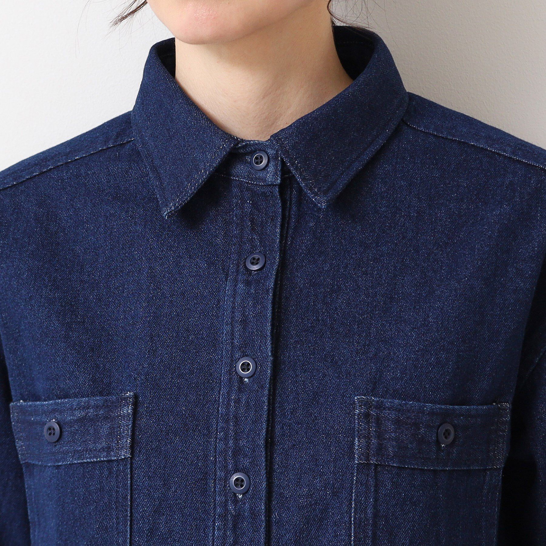 Dessin「【洗える】クロップドデニムジャケット」|デニムジャケット|