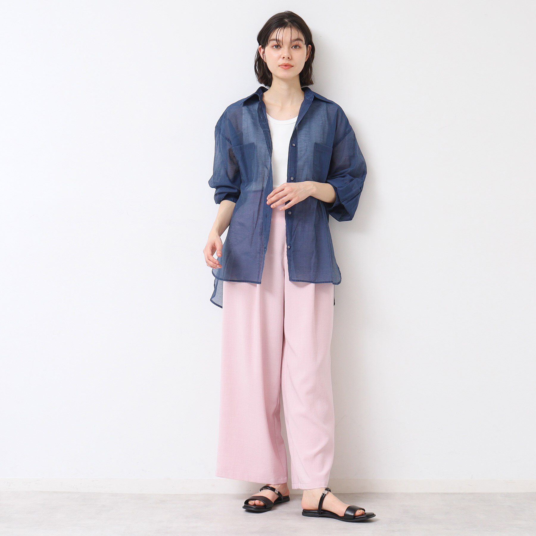 Dessin「【セットアップ可能・洗える】タック入りワイドパンツ（S～L）」|その他|