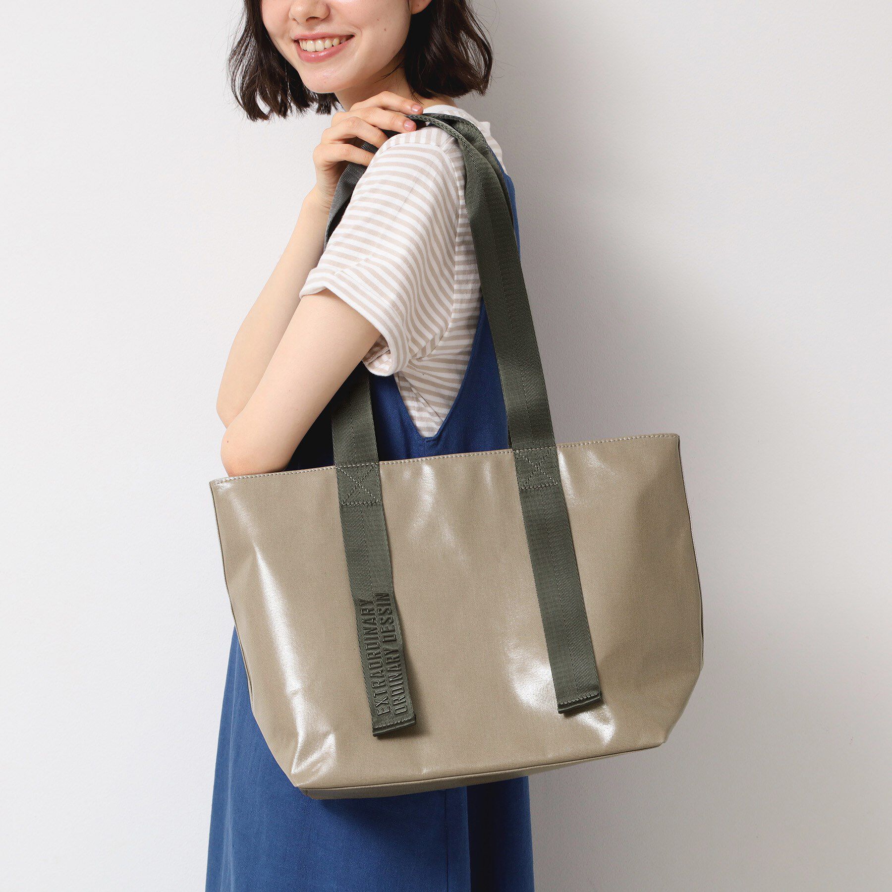 Dessin「コットンPVCトート」|トートバッグ|トープ(054)