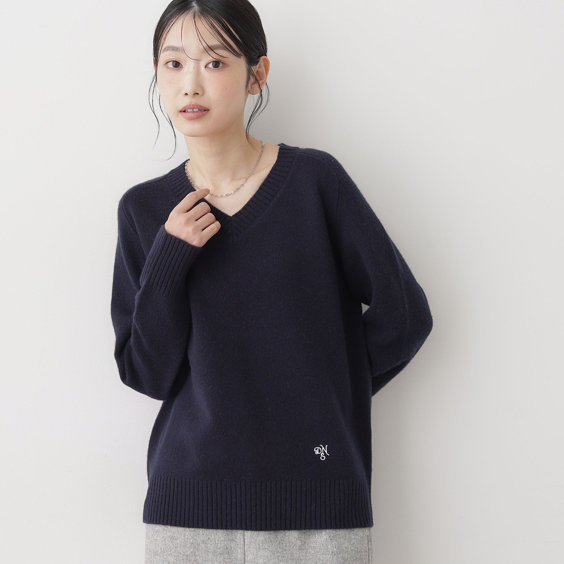 Dessin「ウールカシミヤVネック」|ニット・セーター|