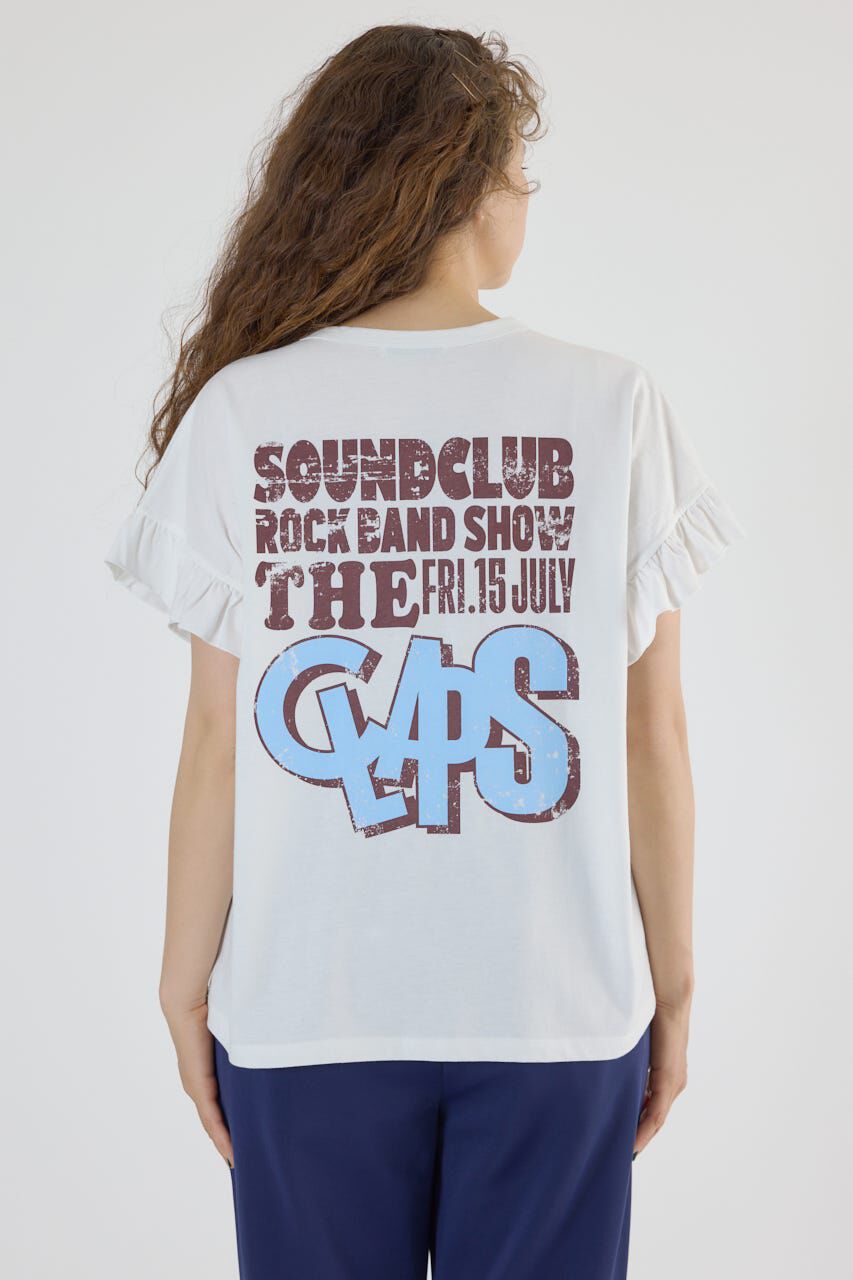 RODEO CROWNS「Vintage Graphicフリル Tシャツ」|Tシャツ・カットソー|