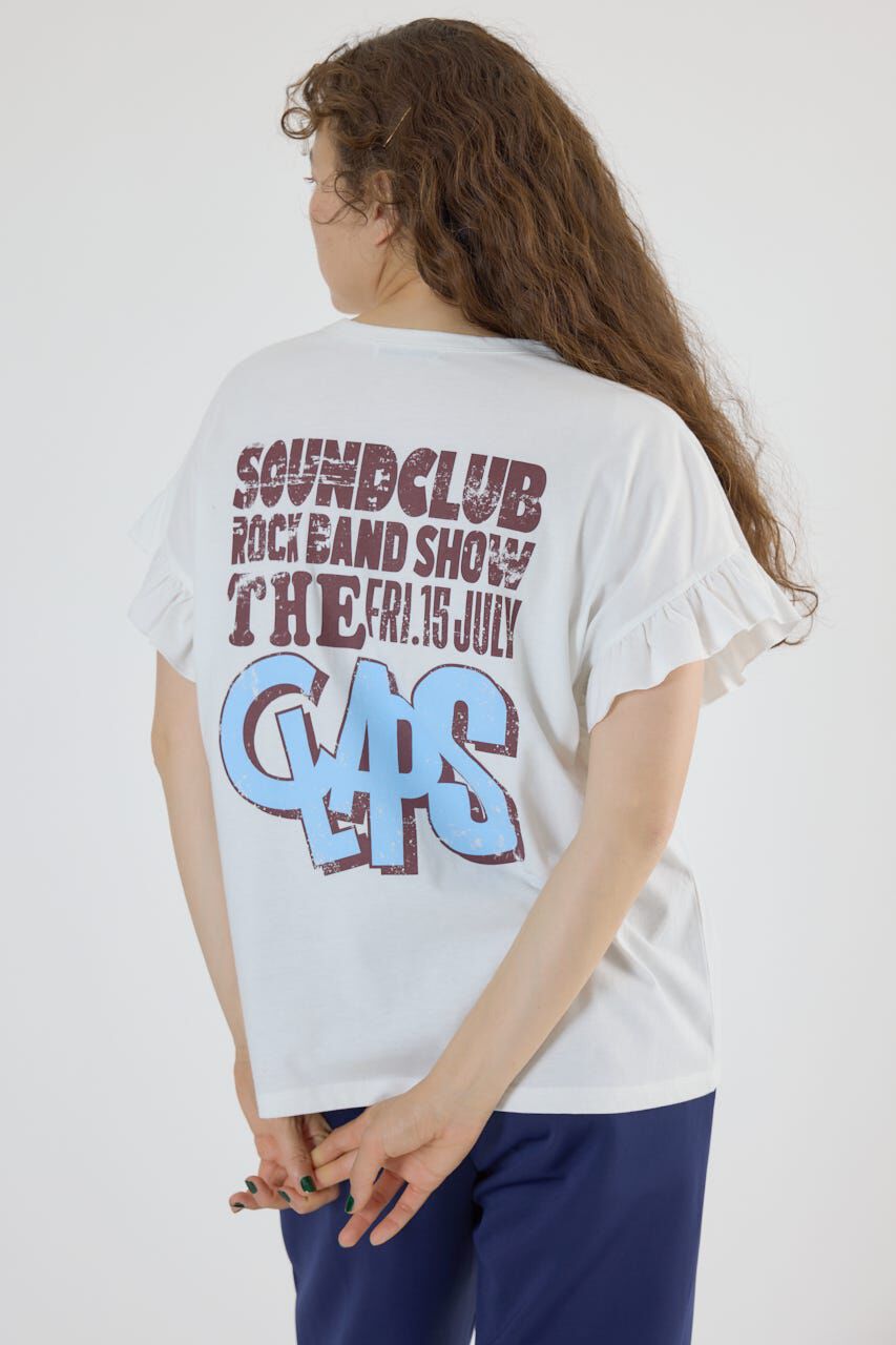 RODEO CROWNS「Vintage Graphicフリル Tシャツ」|Tシャツ・カットソー|