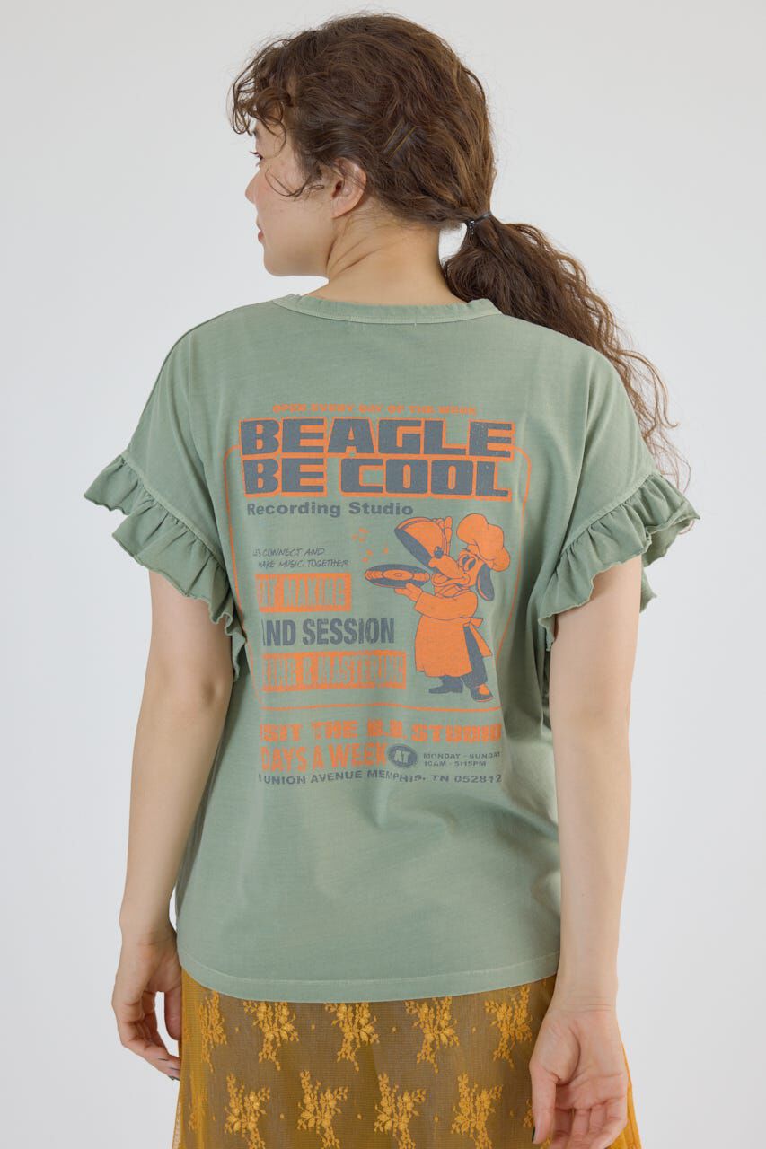 RODEO CROWNS「Vintage Graphicフリル Tシャツ」|Tシャツ・カットソー|