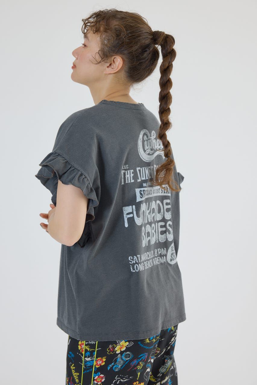 RODEO CROWNS「Vintage Graphicフリル Tシャツ」|Tシャツ・カットソー|