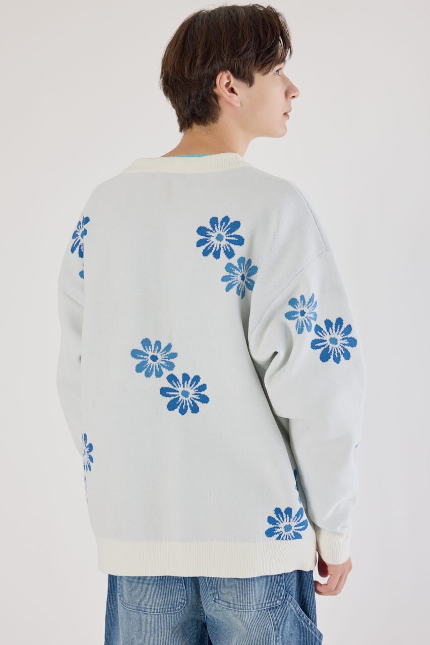 RODEO CROWNS「フォーリングフラワーニットカーディガン」|カーディガン|