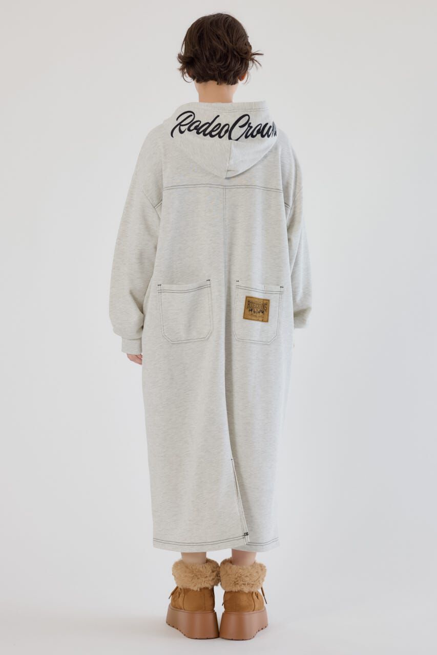 RODEO CROWNS「RCSカラーステッチパーカーワンピース」|ワンピース|