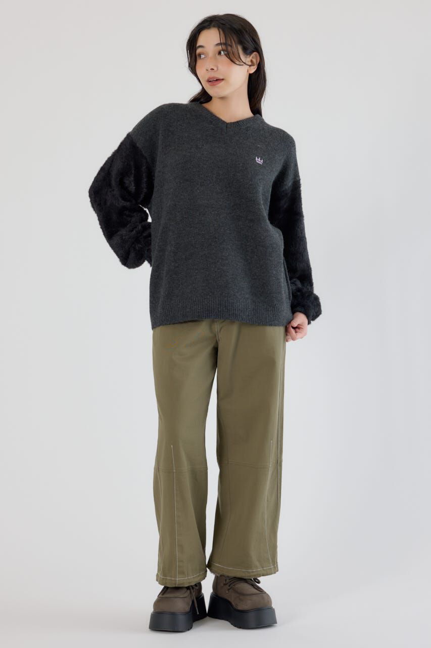 RODEO CROWNS「アームシャギーニットトップス」|ニット・セーター|