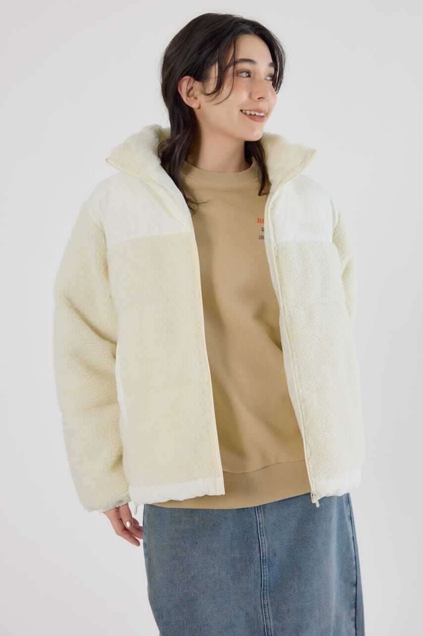 RODEO CROWNS「切り替えボアロゴジャケット」|その他|