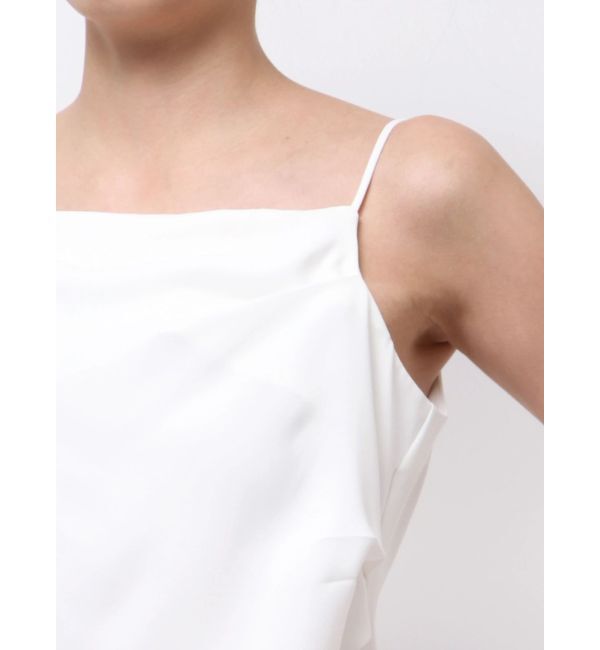 ELENDEEK「ASYMMETRY DRAPE CAMI」|キャミソール|