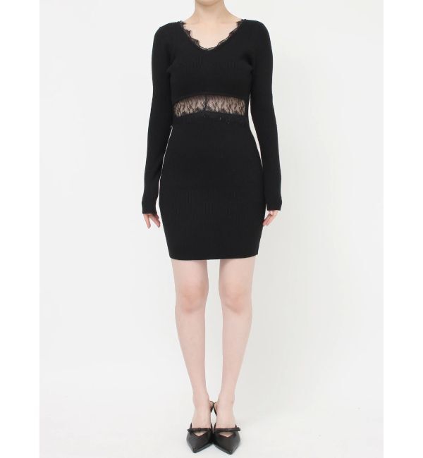 RESEXXY「ウエストレースミニワンピース」|ワンピース|