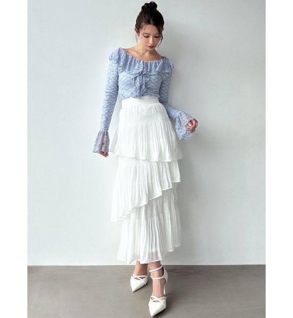 RESEXXY「ラッフルレーストップス」|Tシャツ・カットソー|