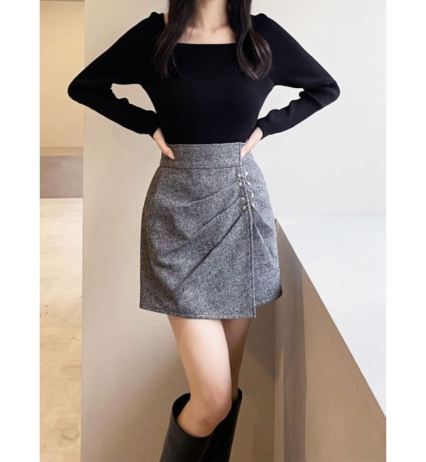 RESEXXY「ラッフルレーストップス」|Tシャツ・カットソー|ブラック