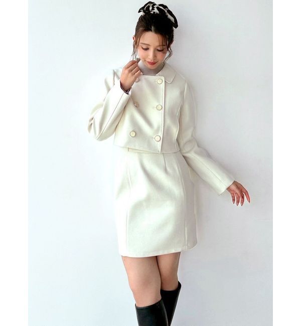 RESEXXY「ダブルブレストショートコート【セットアップ着用可能】」|その他|