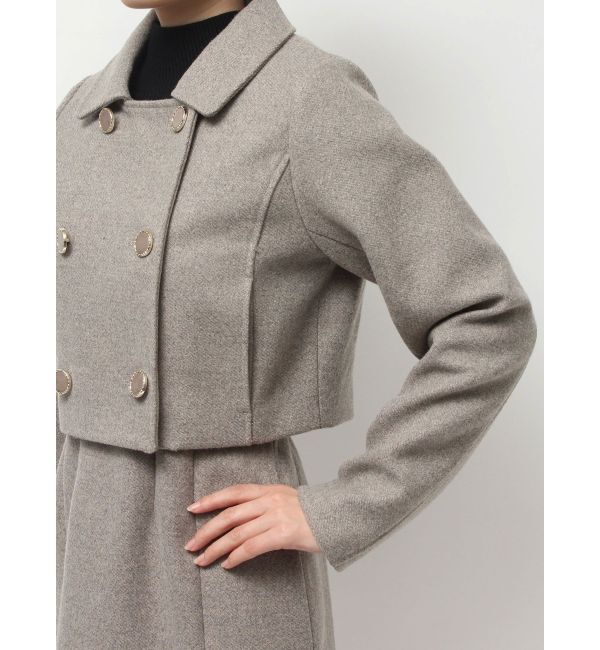 RESEXXY「ダブルブレストショートコート【セットアップ着用可能】」|その他|