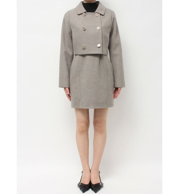 RESEXXY「ダブルブレストショートコート【セットアップ着用可能】」|その他|