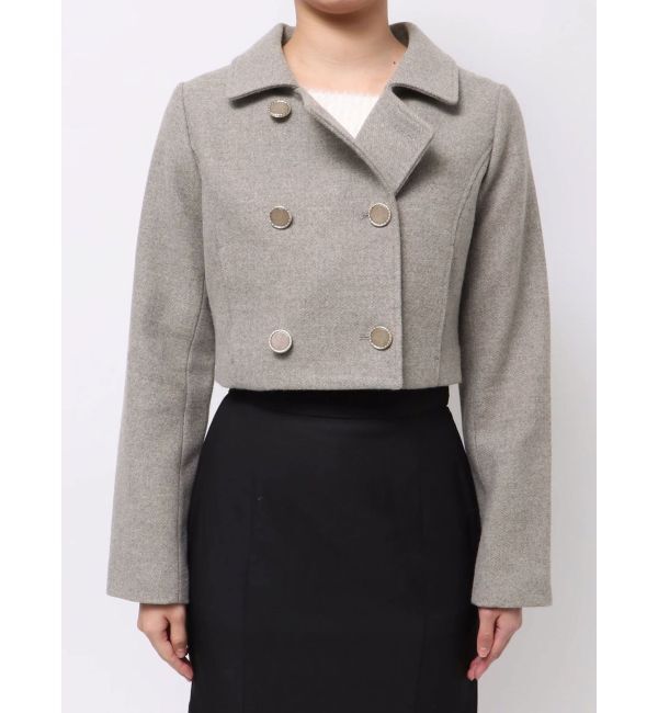 RESEXXY「ダブルブレストショートコート【セットアップ着用可能】」|その他|