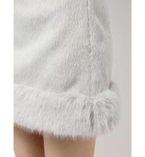 RESEXXY「フェイクファーミニスカート【セットアップ着用可能】」|スカート|
