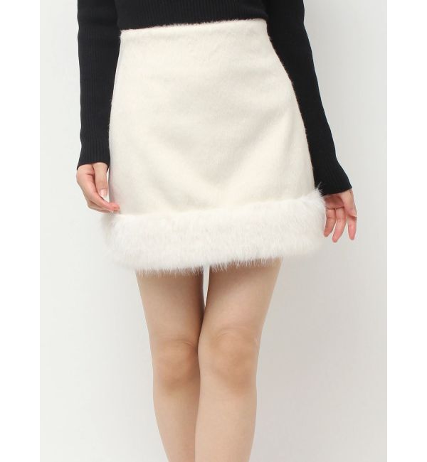 RESEXXY「フェイクファーミニスカート【セットアップ着用可能】」|スカート|