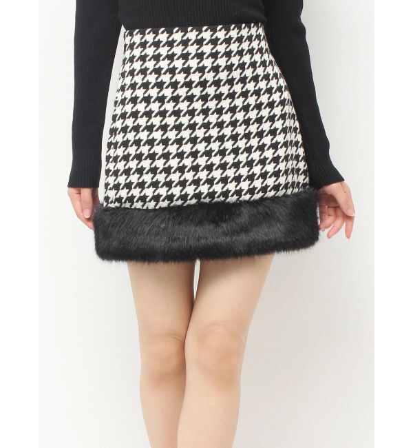 RESEXXY「フェイクファーミニスカート【セットアップ着用可能】」|スカート|
