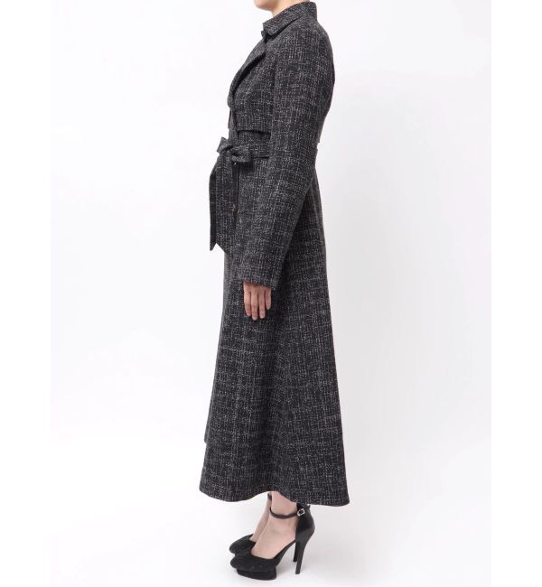 RESEXXY「2WAYツイードレイヤードコート」|トレンチコート|