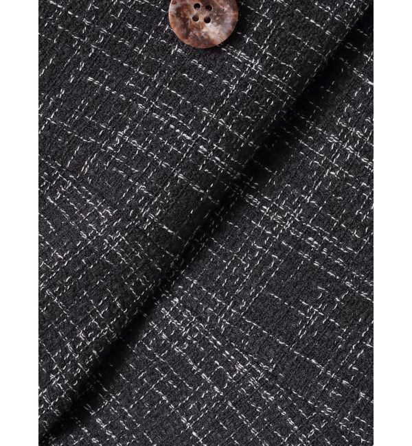 RESEXXY「2WAYツイードレイヤードコート」|トレンチコート|