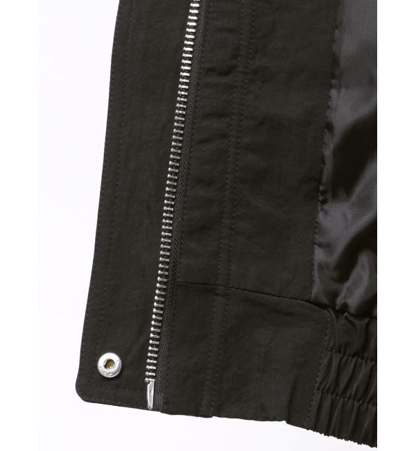 EMODA「バックレースアップショートブルゾン」|ブルゾン・スタジャン|