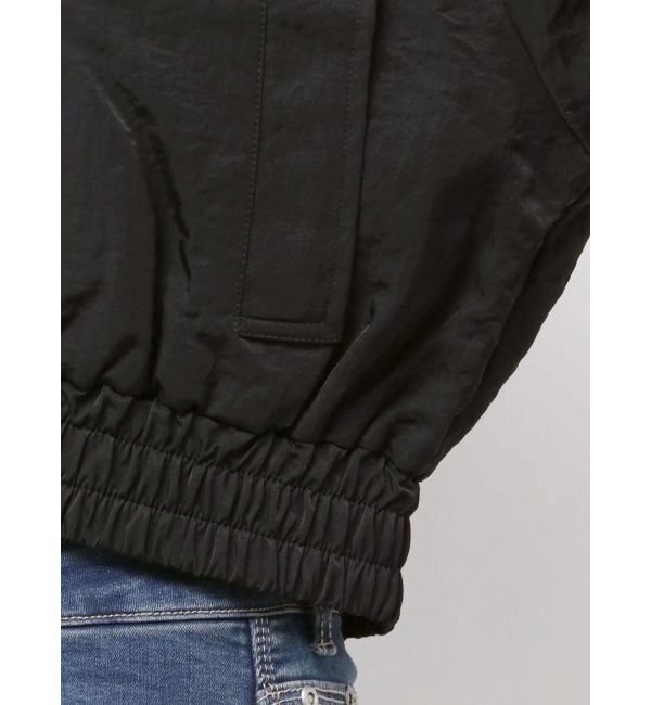 EMODA「バックレースアップショートブルゾン」|ブルゾン・スタジャン|