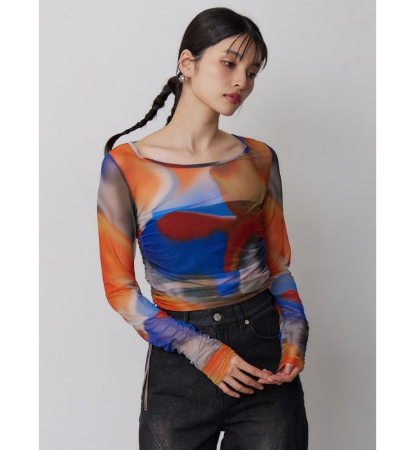 MURUA「シアートップス」|Tシャツ・カットソー|