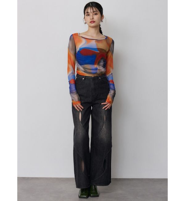 MURUA「シアートップス」|Tシャツ・カットソー|