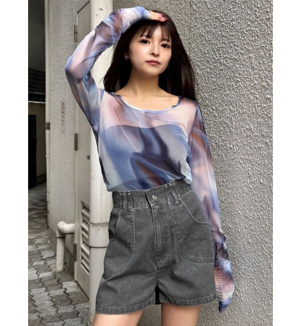 MURUA「シアートップス」|Tシャツ・カットソー|