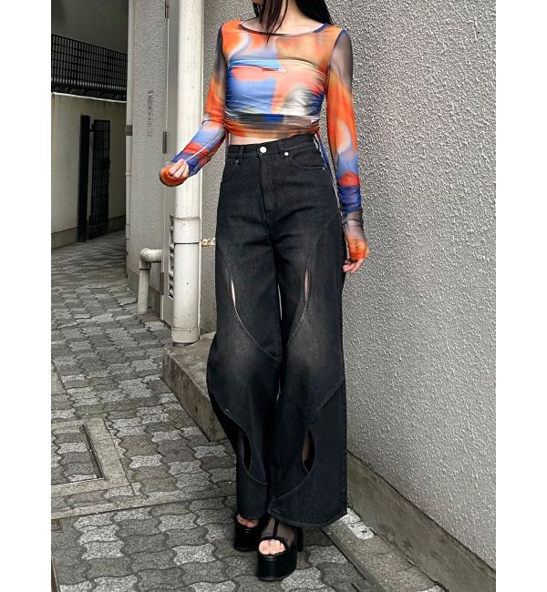 MURUA「シアートップス」|Tシャツ・カットソー|