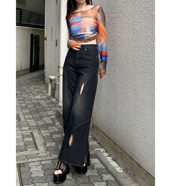 MURUA「シアートップス」|Tシャツ・カットソー|