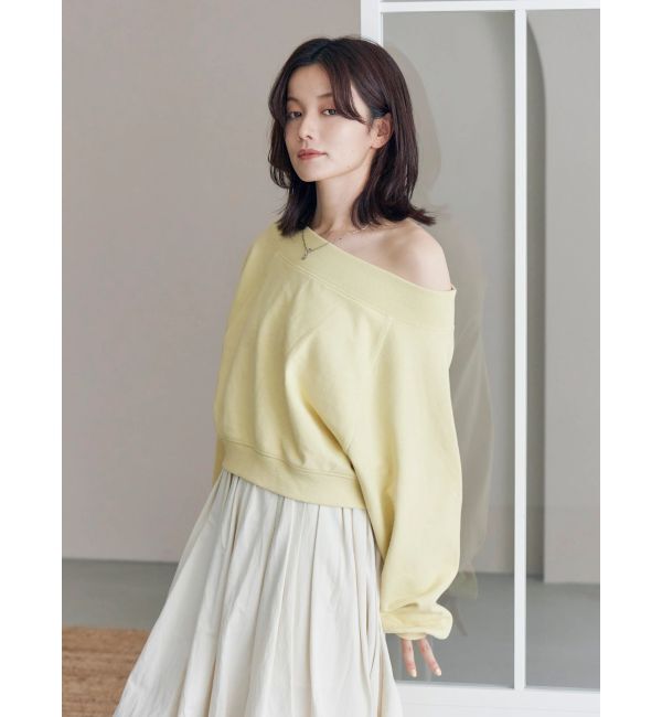 Ungrid「オフショルスウェット」|スウェット・ジャージ|