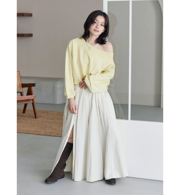 Ungrid「オフショルスウェット」|スウェット・ジャージ|