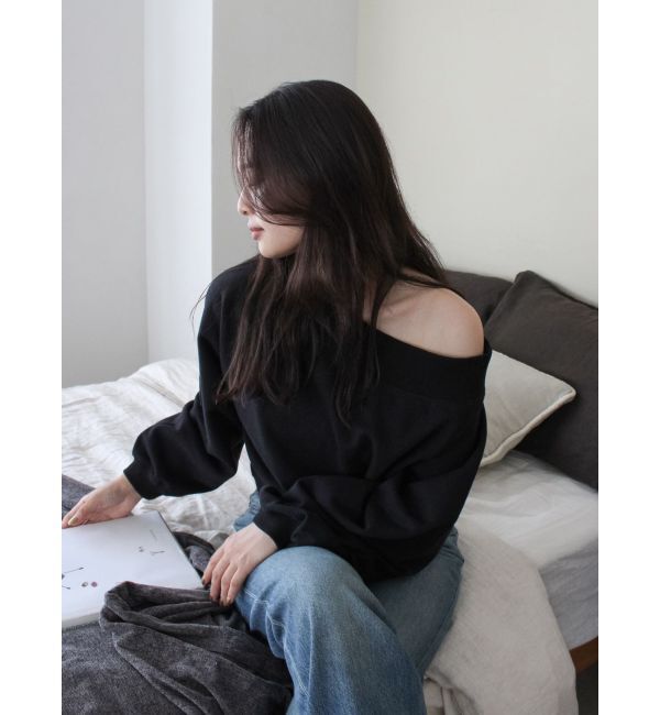 Ungrid「オフショルスウェット」|スウェット・ジャージ|
