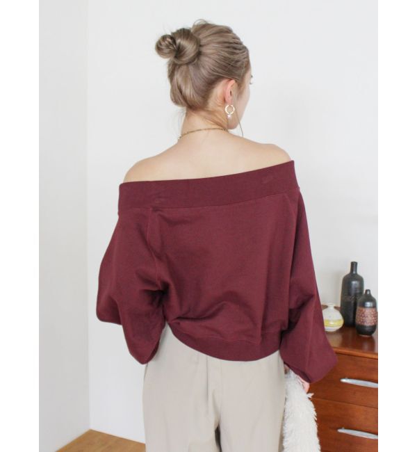 Ungrid「オフショルスウェット」|スウェット・ジャージ|