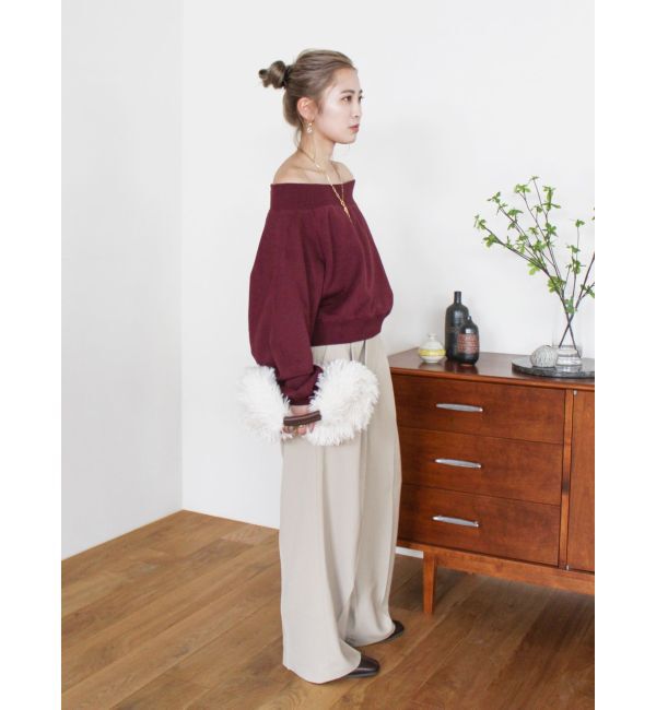 Ungrid「オフショルスウェット」|スウェット・ジャージ|