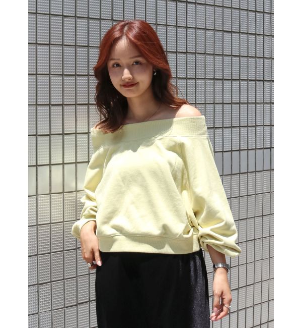 Ungrid「オフショルスウェット」|スウェット・ジャージ|