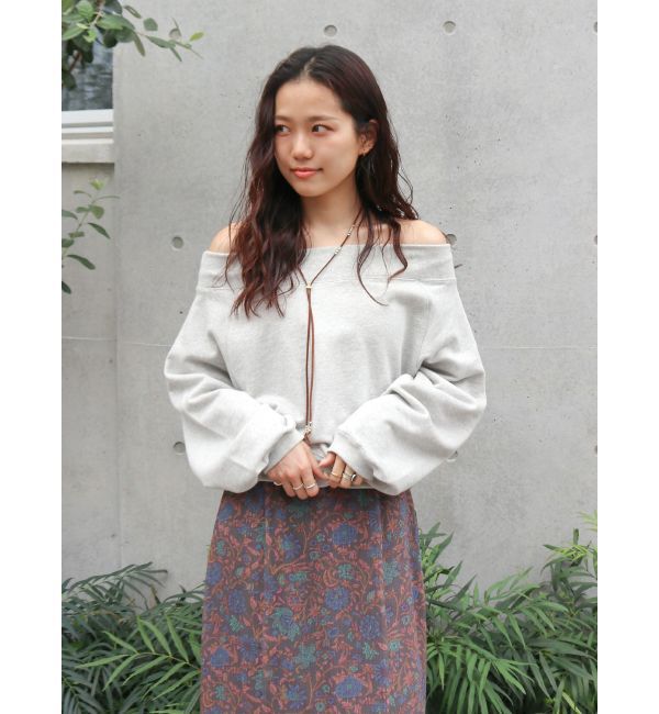 Ungrid「オフショルスウェット」|スウェット・ジャージ|