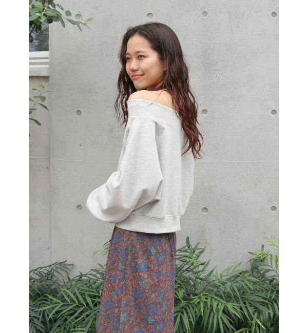 Ungrid「オフショルスウェット」|スウェット・ジャージ|