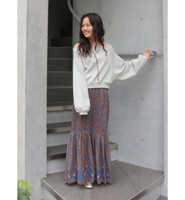 Ungrid「オフショルスウェット」|スウェット・ジャージ|