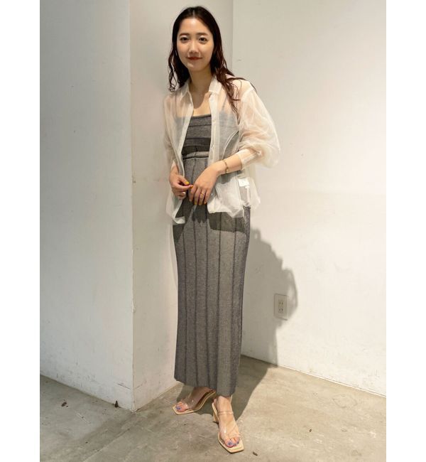 LAGUNAMOON「ツートーンリブニットタイトスカート」|スカート|