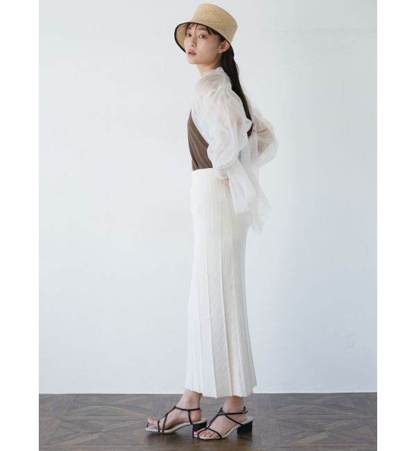 LAGUNAMOON「ツートーンリブニットタイトスカート」|スカート|